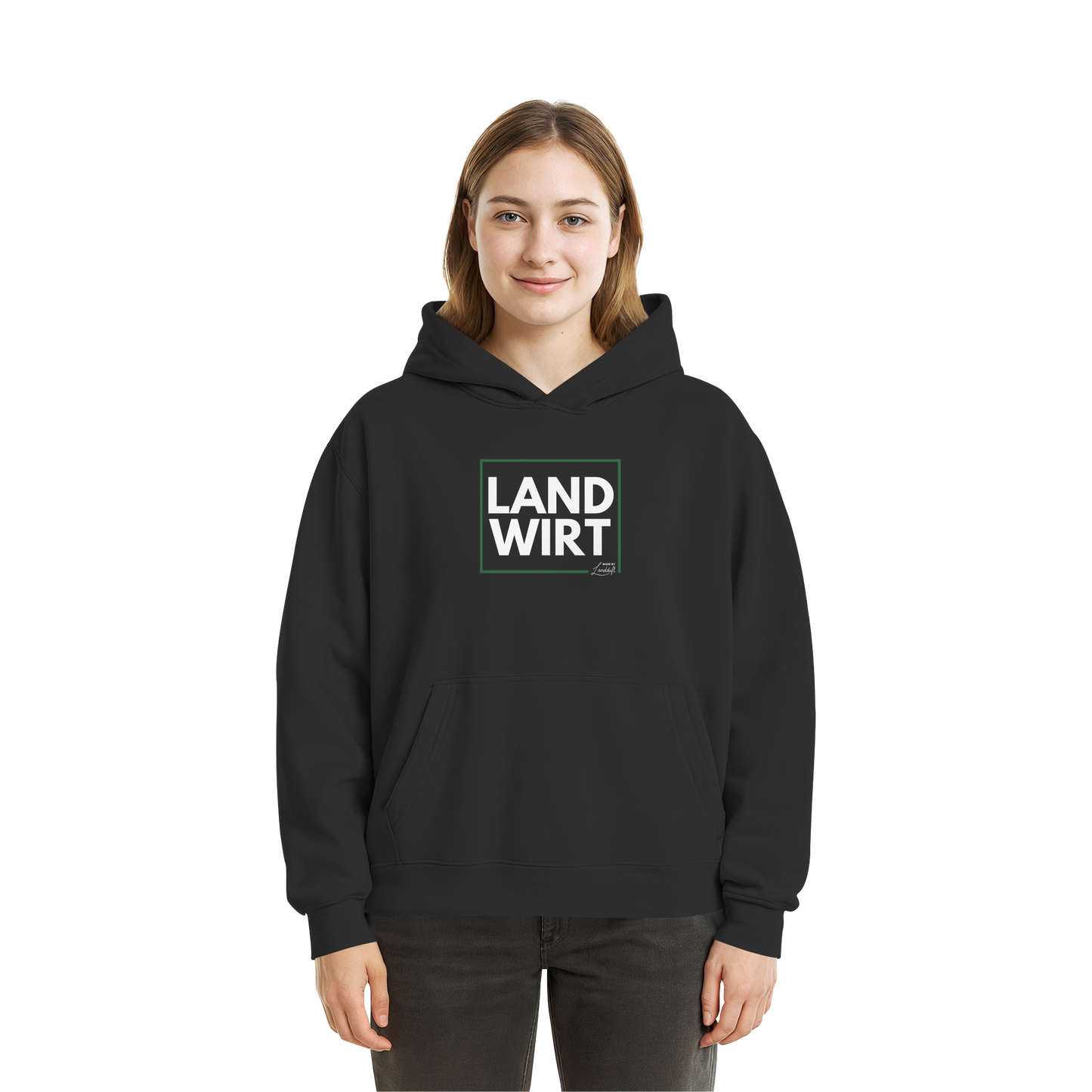 LANDWIRT  - Fluffy Boxcut Hoodie