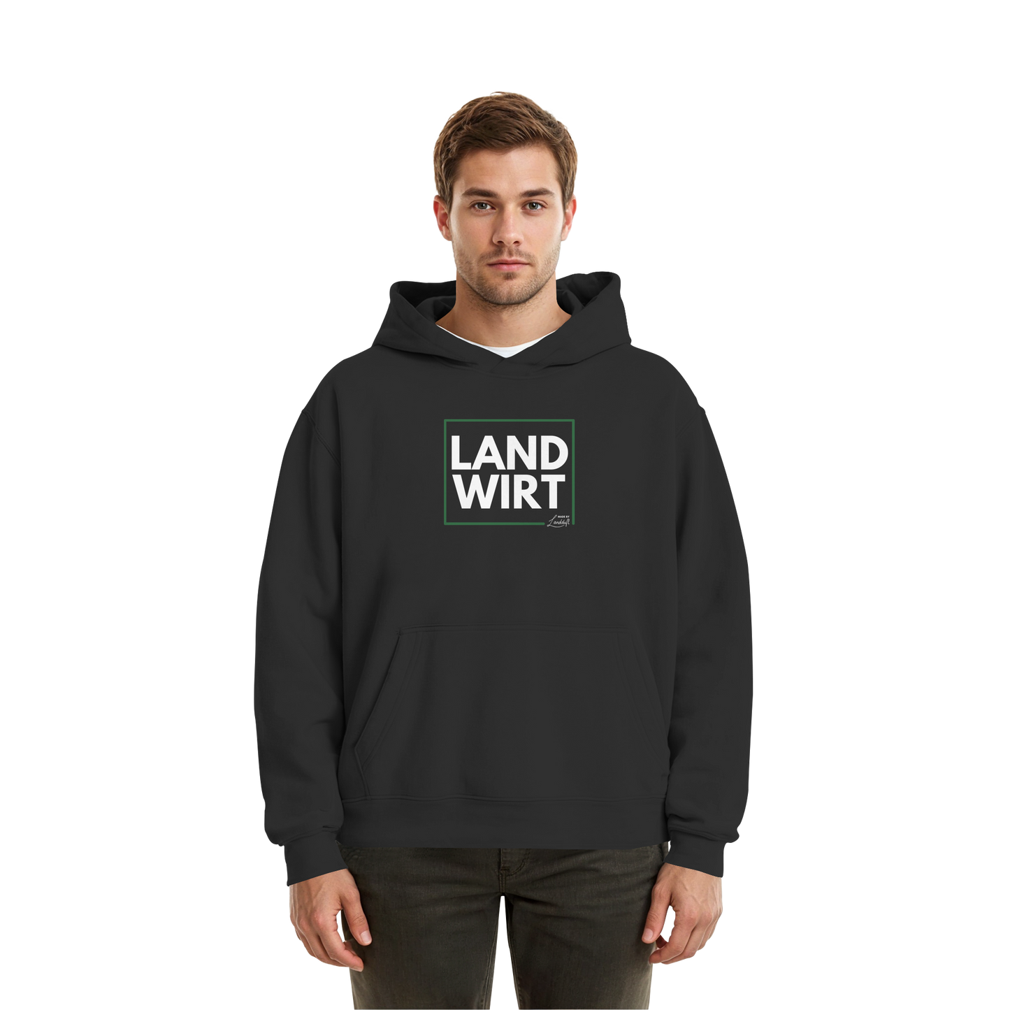 LANDWIRT  - Fluffy Boxcut Hoodie