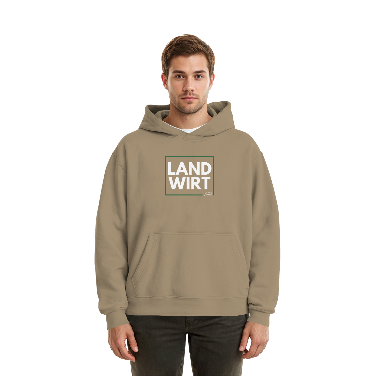 LANDWIRT  - Fluffy Boxcut Hoodie