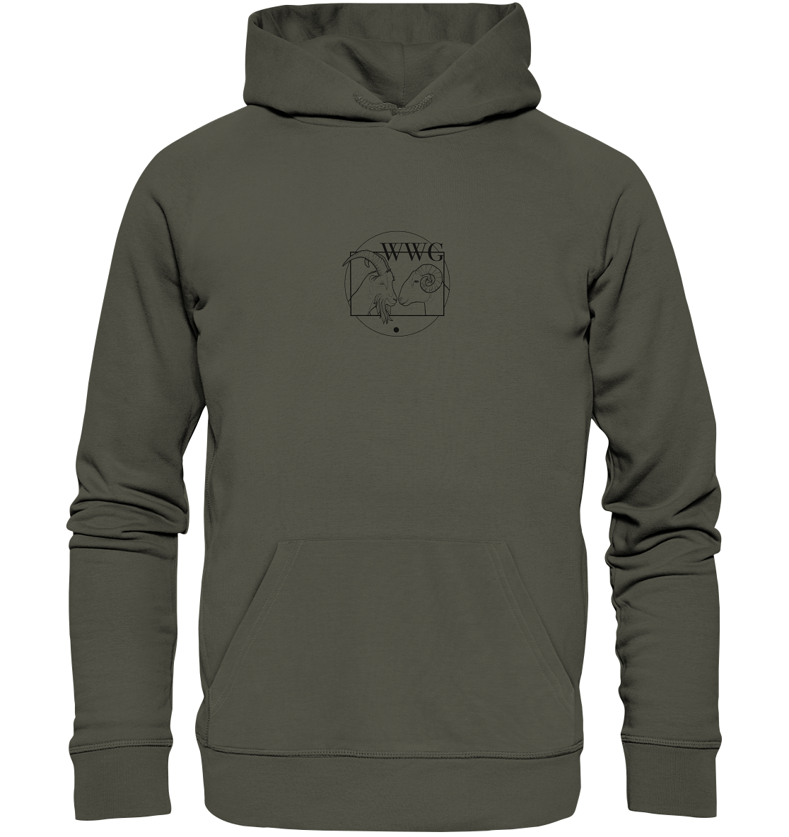 Wanfrieder Weidegemeinschaft Druck - Organic Hoodie