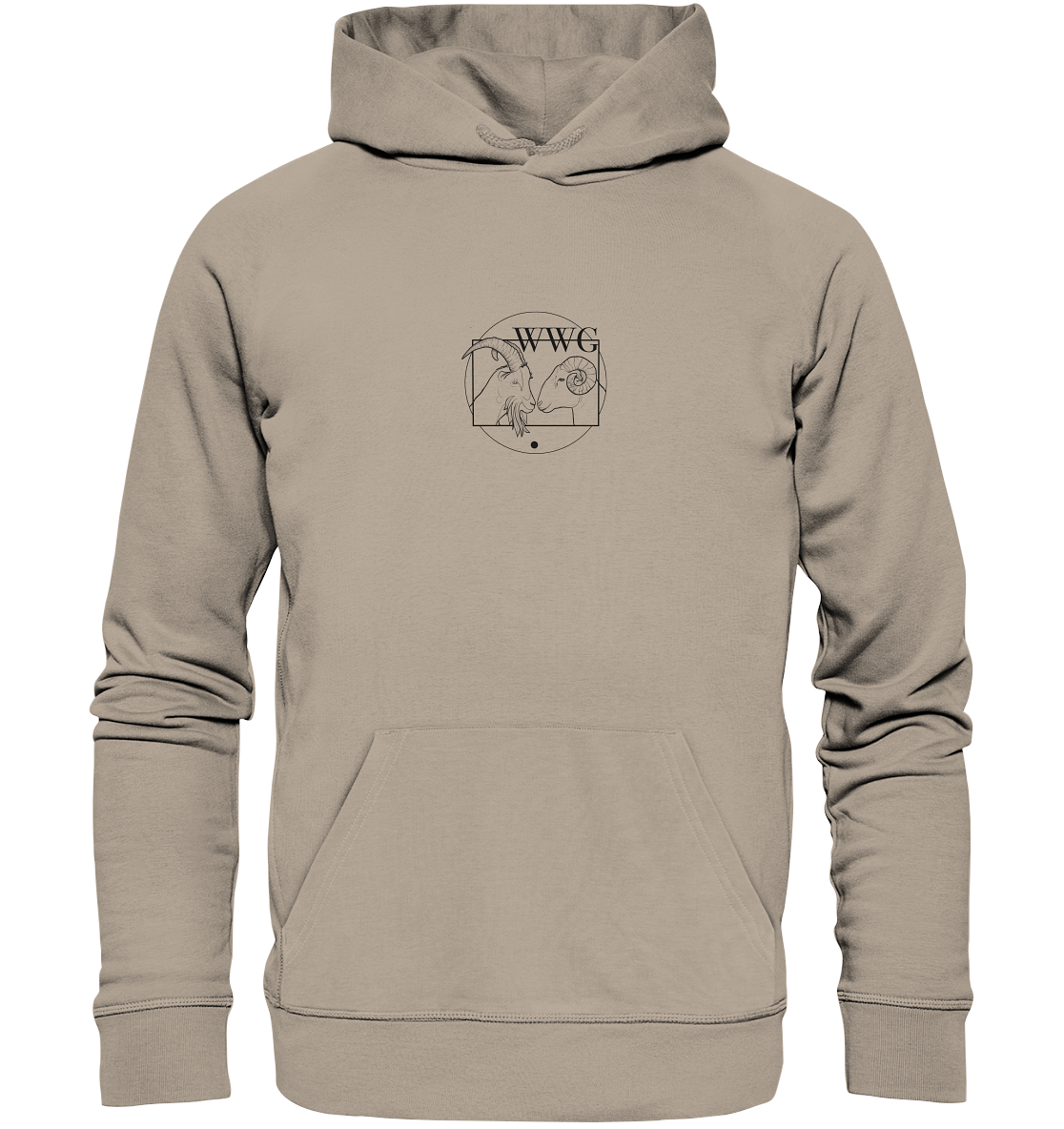 Wanfrieder Weidegemeinschaft Druck - Organic Hoodie