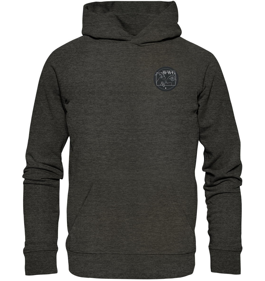 Wanfrieder Weidegemeinschaft Stick - Organic Hoodie (Stick)
