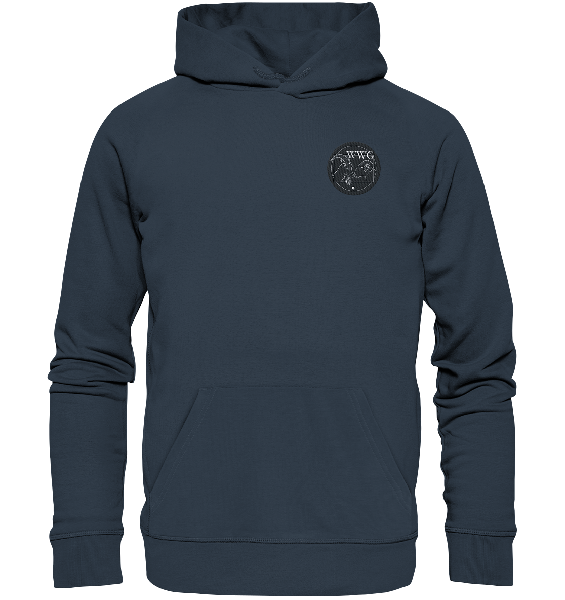 Wanfrieder Weidegemeinschaft Stick - Organic Hoodie (Stick)