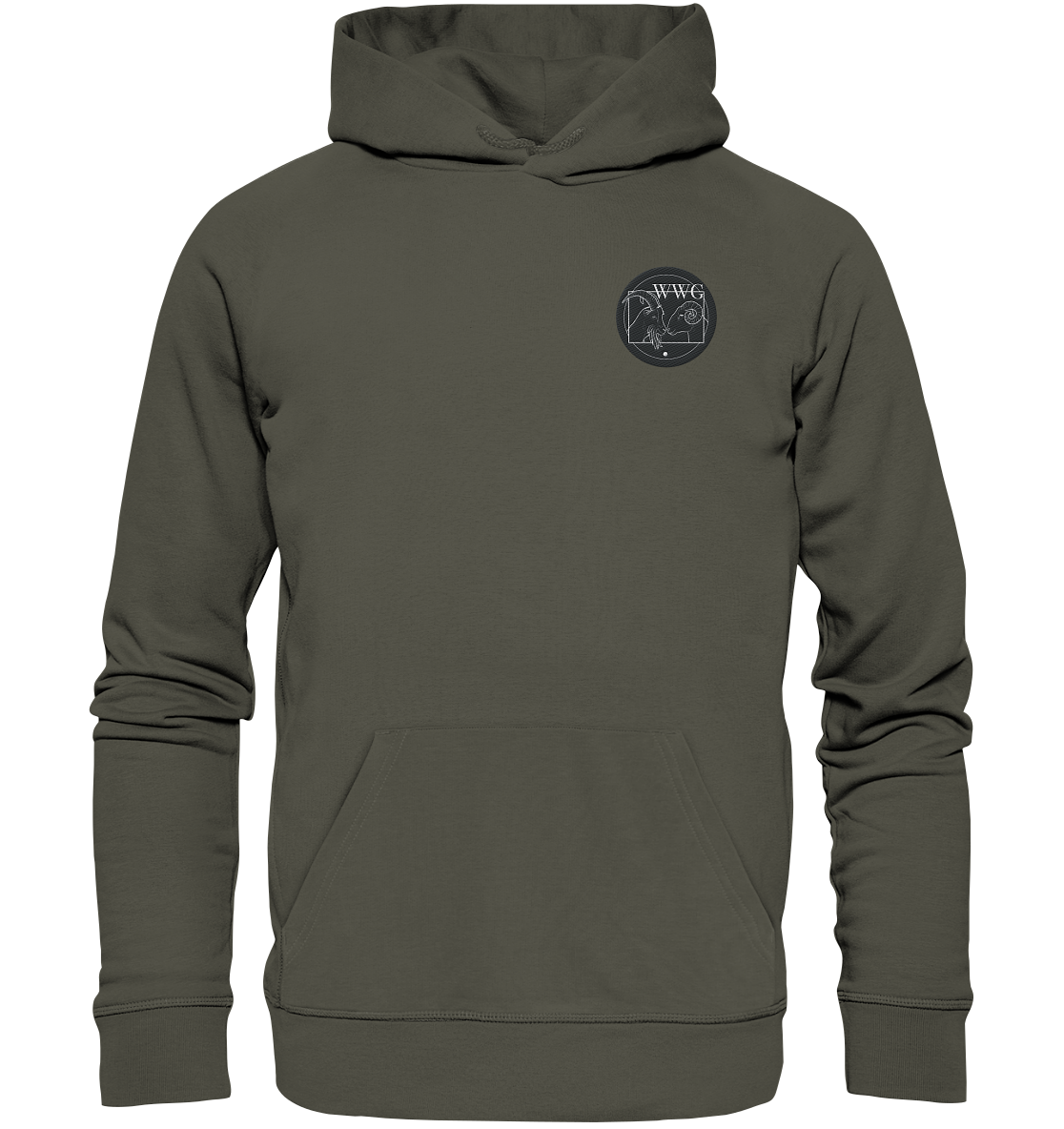 Wanfrieder Weidegemeinschaft Stick - Organic Hoodie (Stick)