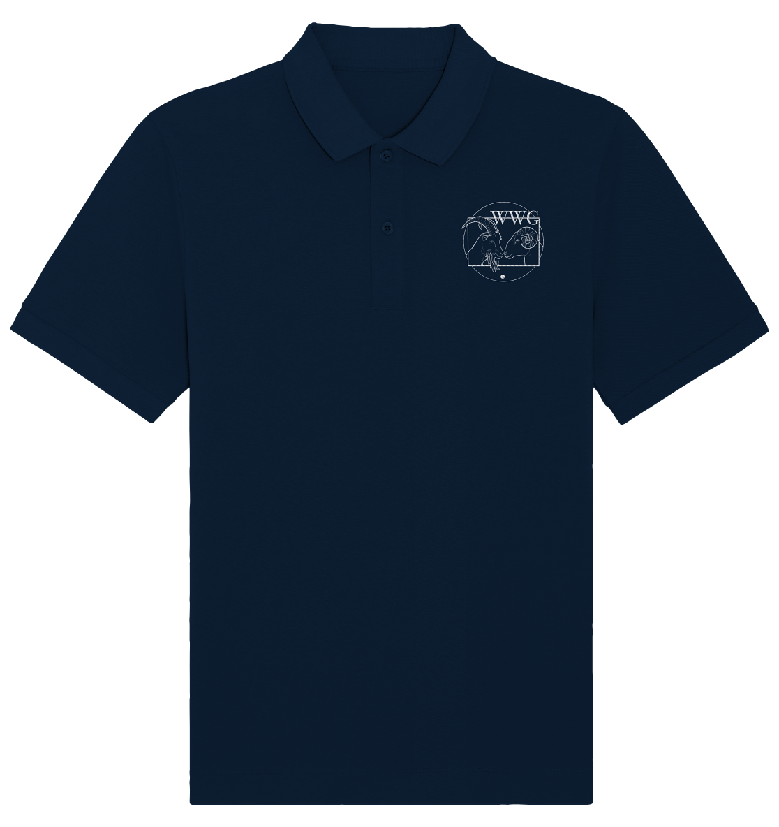 Wanfrieder Weidegemeinschaft Druck - Organic Poloshirt (Stick)