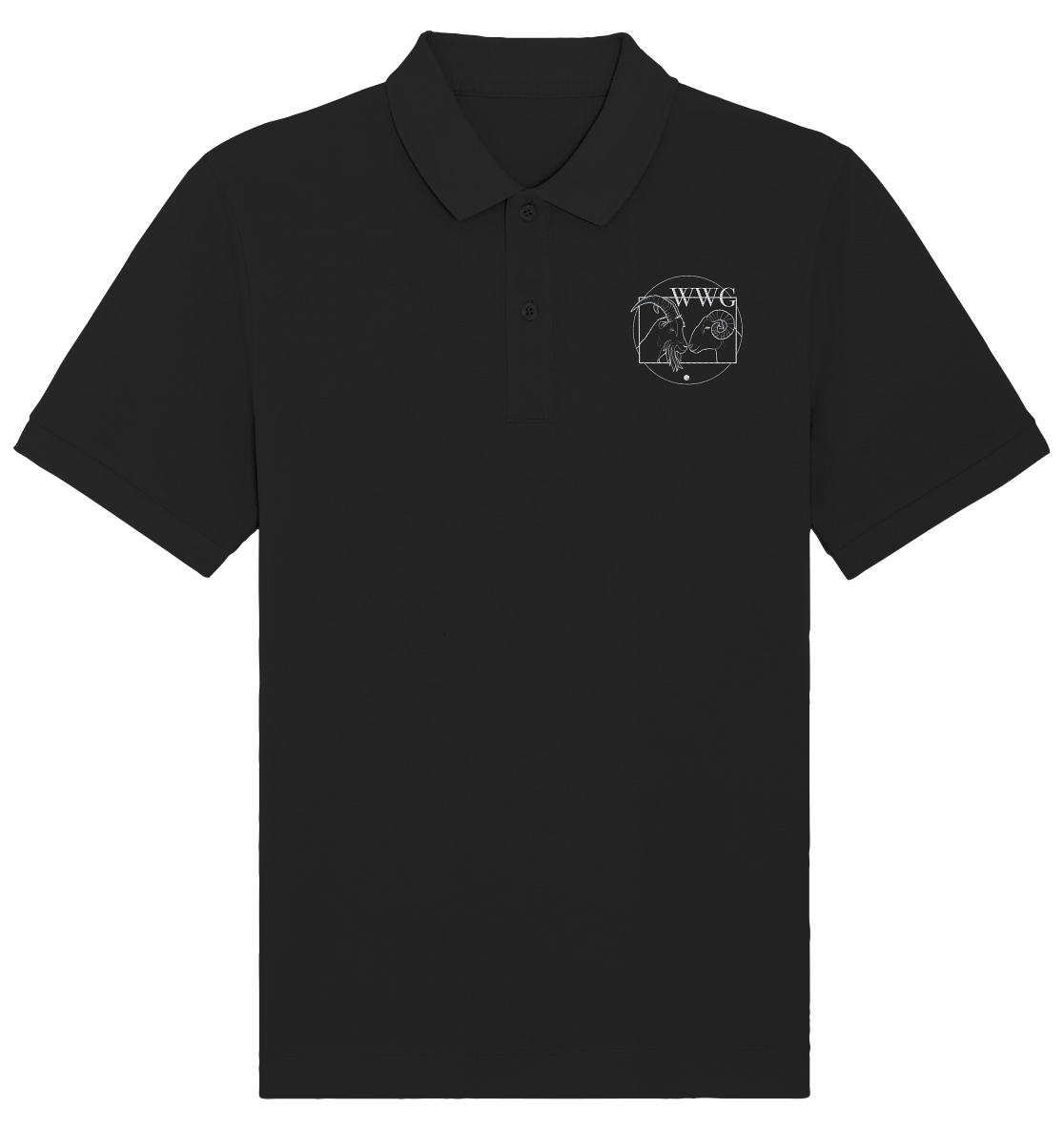 Wanfrieder Weidegemeinschaft Druck - Organic Poloshirt (Stick)