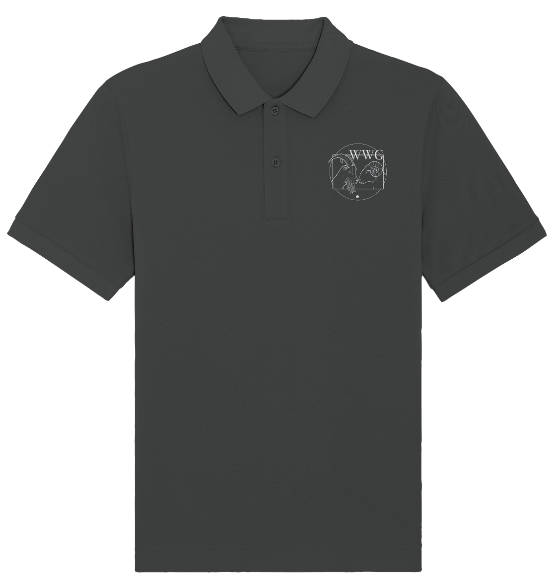 Wanfrieder Weidegemeinschaft Druck - Organic Poloshirt (Stick)