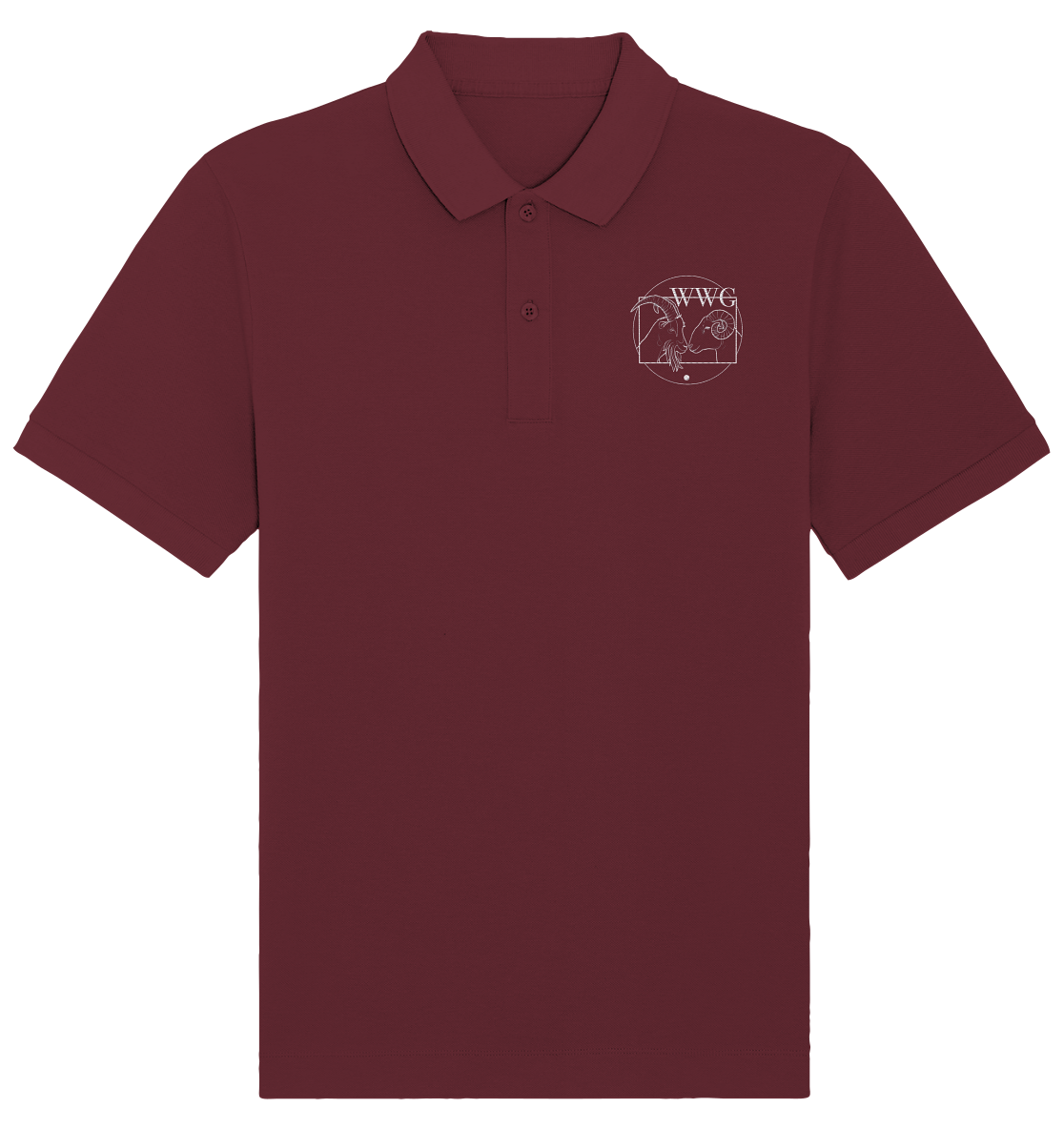 Wanfrieder Weidegemeinschaft Druck - Organic Poloshirt (Stick)