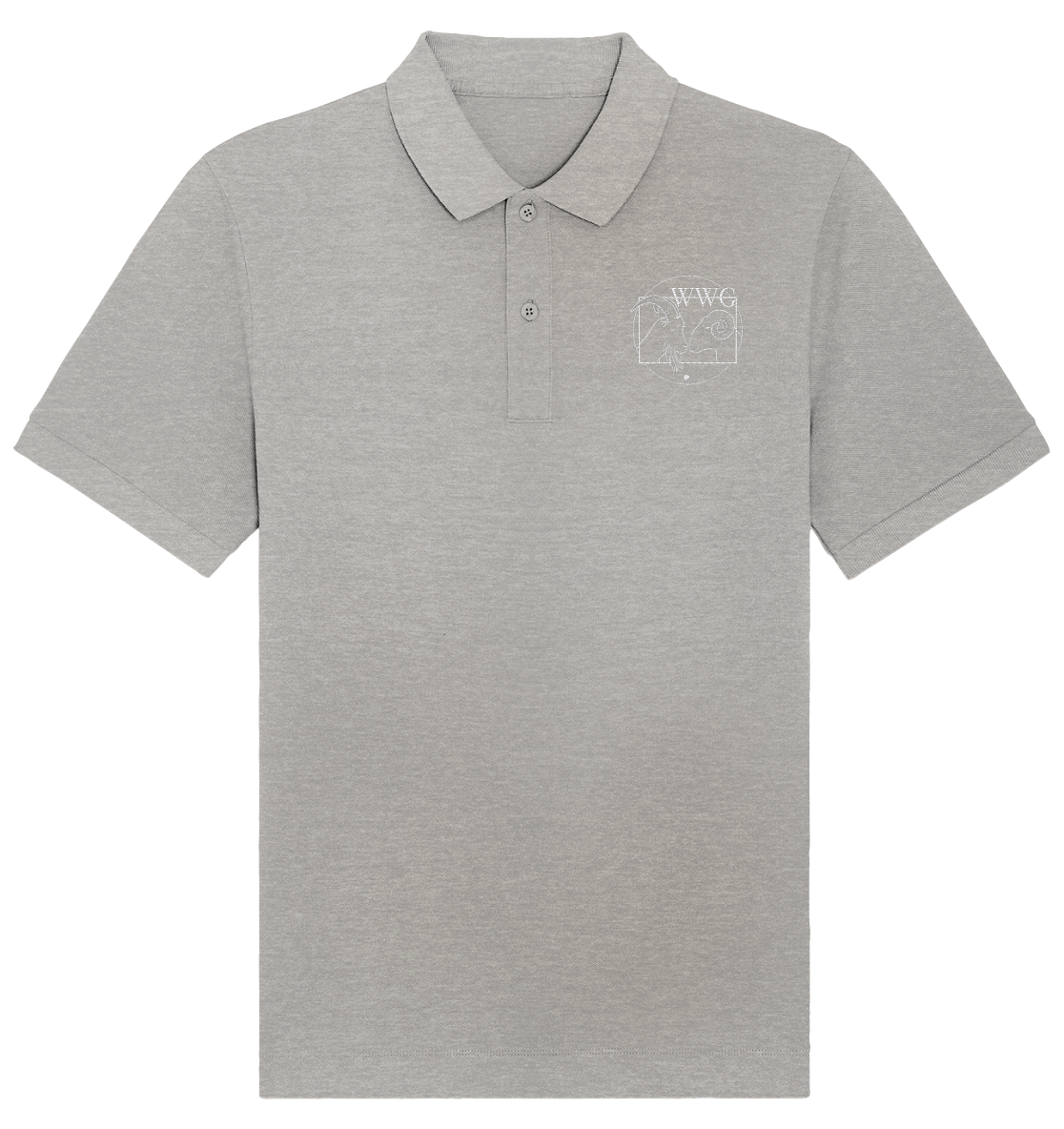 Wanfrieder Weidegemeinschaft Druck - Organic Poloshirt (Stick)