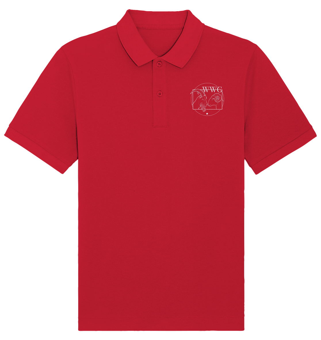 Wanfrieder Weidegemeinschaft Druck - Organic Poloshirt (Stick)