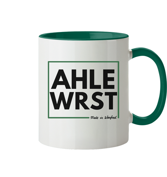 AHLE WRST - Made in Wanfried - Tasse zweifarbig